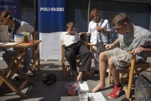 A Mozgássérültek Budapesti Egyesületének és a Poli-Farbe festékgyár szervezésében